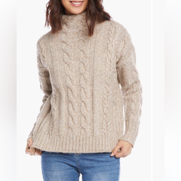 Nordstrom Sweaters - Mock neck cable knit sweater